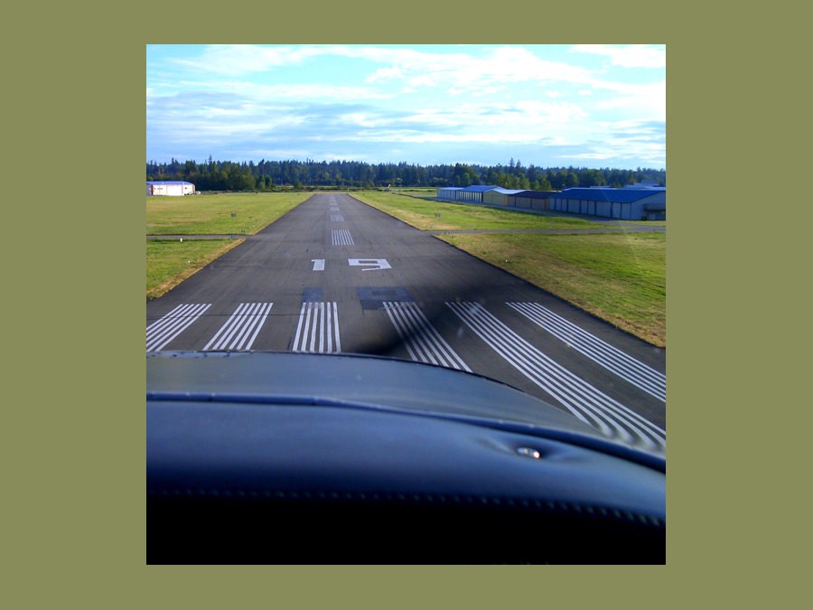Landing at Langley-FLAT