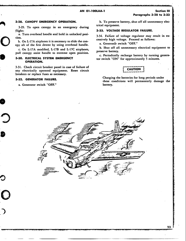 Navion Flight Handbook-L-17A, B, C Part28