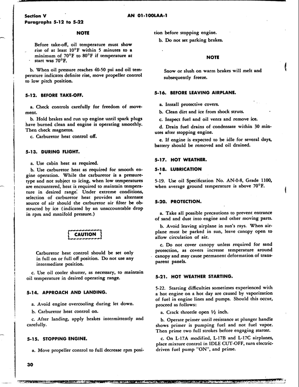 Navion Flight Handbook-L-17A, B, C Part35